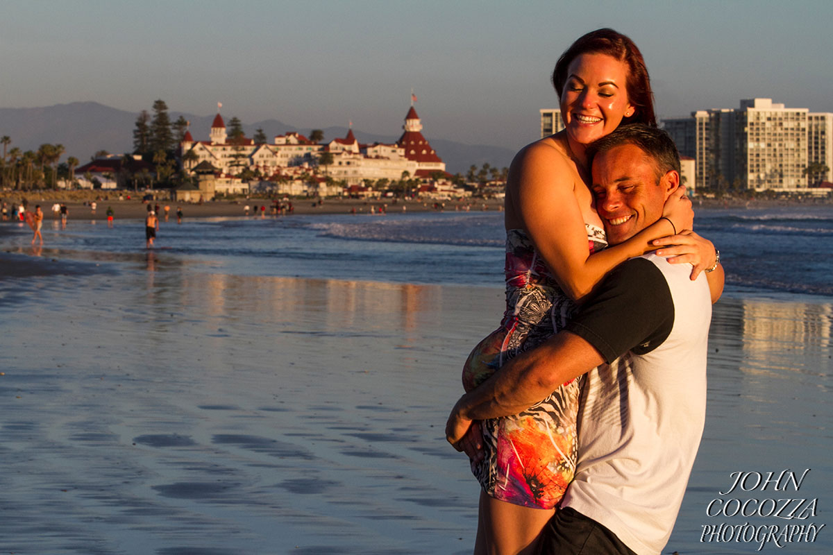 engagement portraits in coronado by san diego photographer john cocozza photography