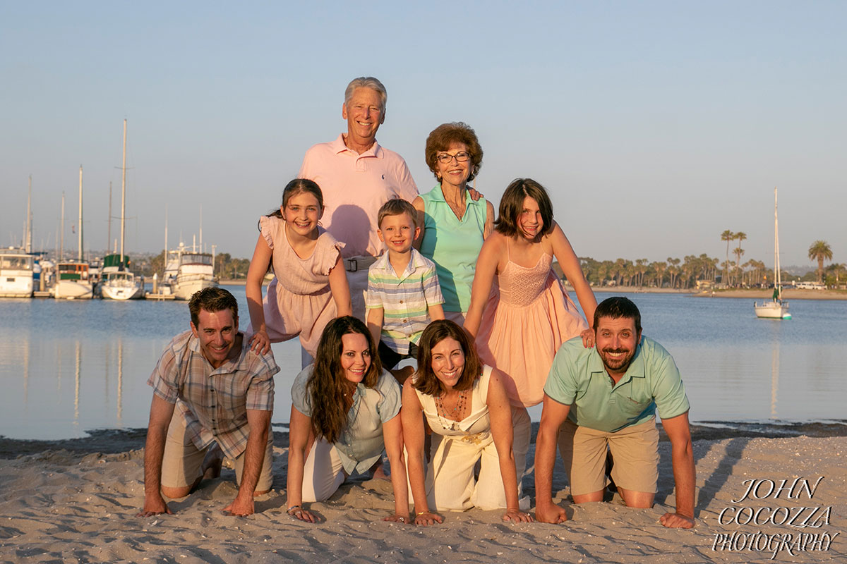 family photographer at mission beach by john cocozza photography