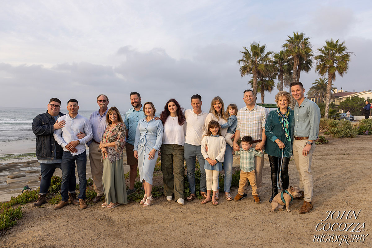 family pictures in la jolla by san diego photographer john cocozza