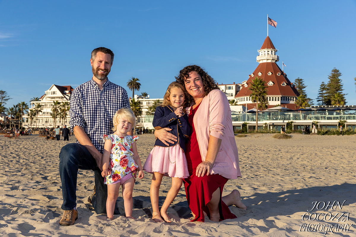 family portraits in coronado by san diego photographer john cocozza photography