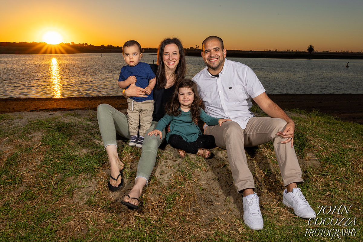 family portraits in mission bay by san diego photographer john cocozza photography