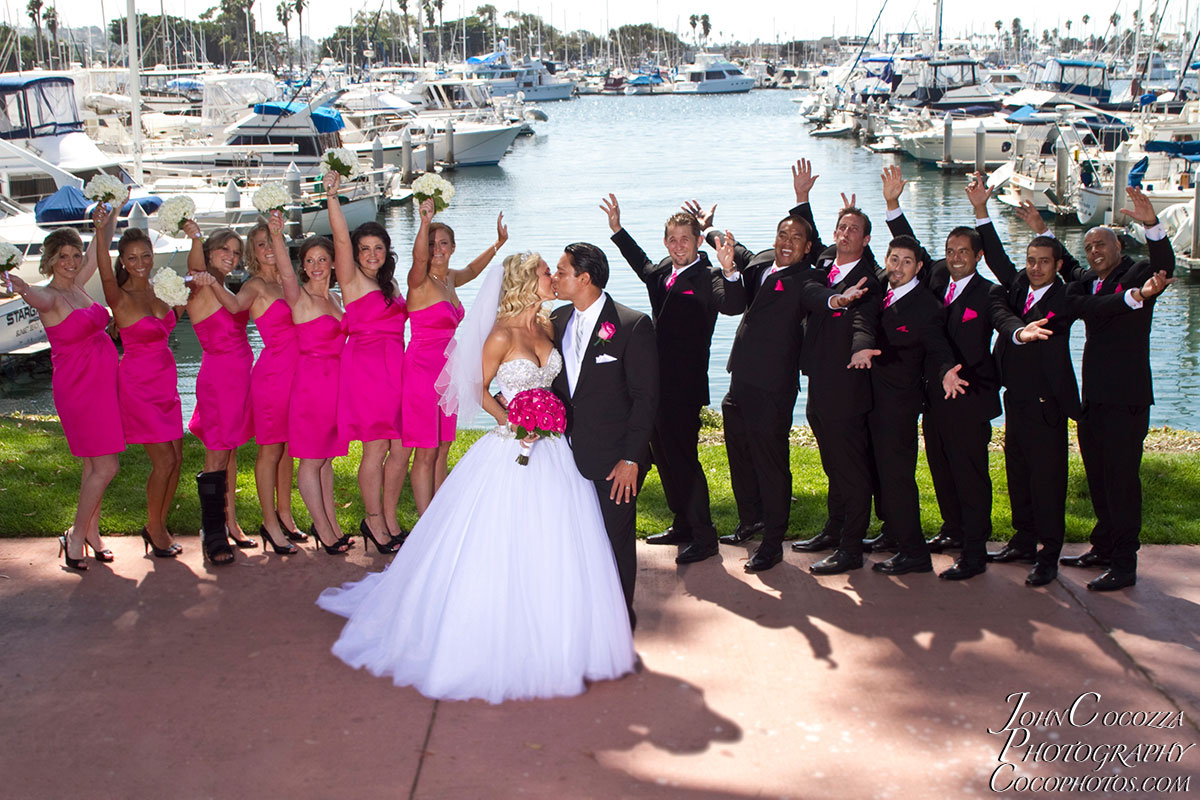 wedding pictures at marina village by san diego photographer john cocozza photography