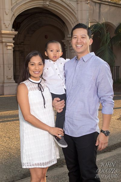 family photos at balboa park in san diego by john cocozza photography