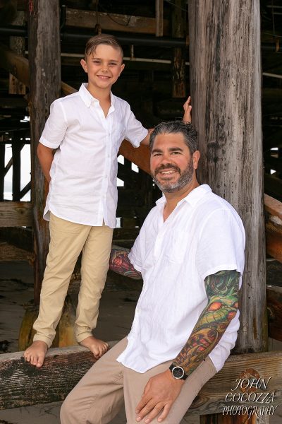 family photos at crystal pier in pacific beach by john cocozza photography