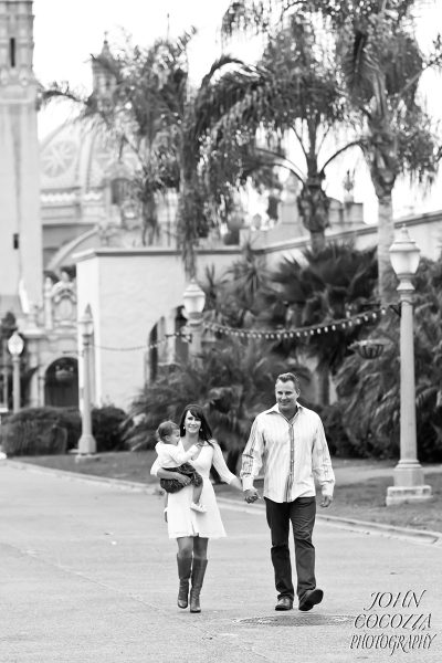 family photos at balboa park in san diego by john cocozza photography