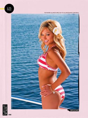 brooke gilbertsen modeling in alliance wakeboard magazine