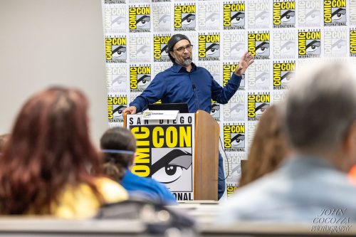 comic con panel photographer in san diego by john cocozza photography
