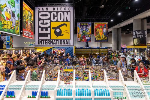 lego comic con booth by photographer john cocozza photography