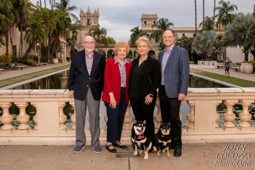 family photos at balboa park in san diego by john cocozza photography