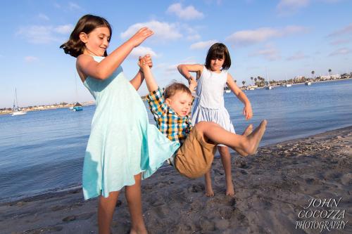 family photos at mission beach in san diego by john cocozza photography