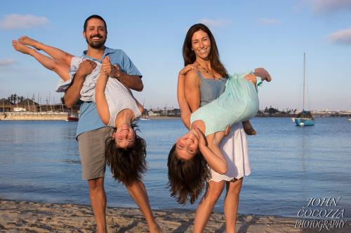 family photos at mission beach in san diego by john cocozza photography