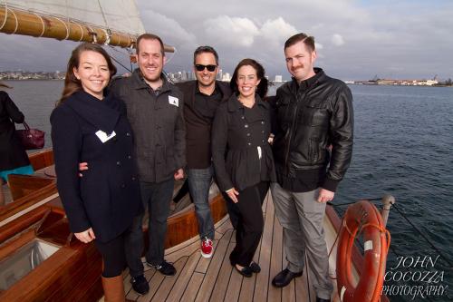 yacht party event photographer in san diego by john cocozza photography